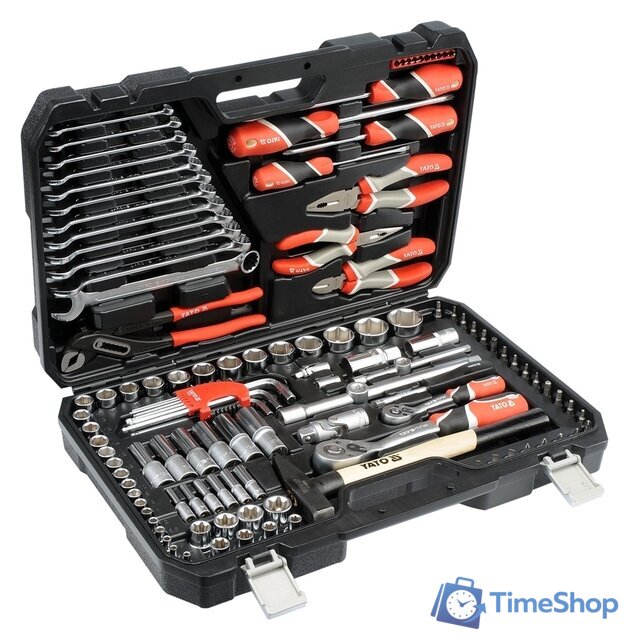 Универсальный набор инструментов Yato YT-38901 (122 предмета) - Изображение №1 — Интернет-магазин Time-Shop