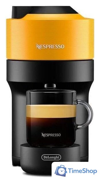 Капсульная кофеварка DeLonghi Vertuo Pop Capsule ENV90.Y - Изображение №2 — Интернет-магазин Time-Shop