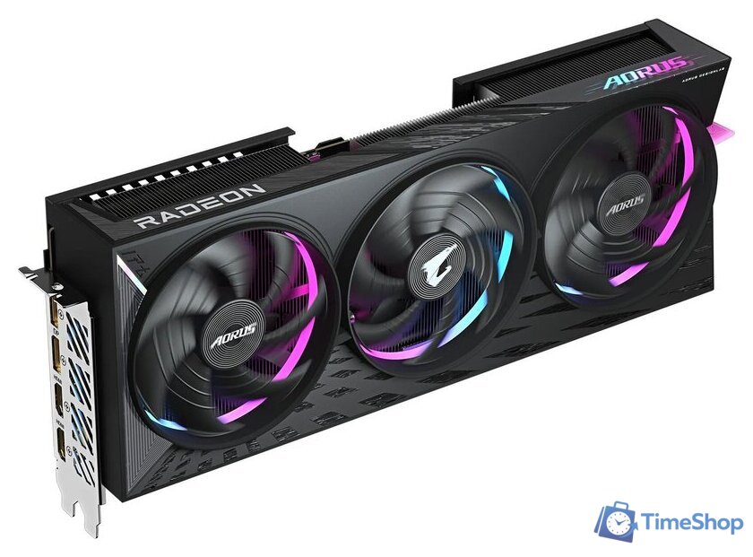 Видеокарта Gigabyte AORUS Radeon RX 9070 XT ELITE 16G GV-R9070XTAORUS E-16GD - Изображение №1 — Интернет-магазин Time-Shop