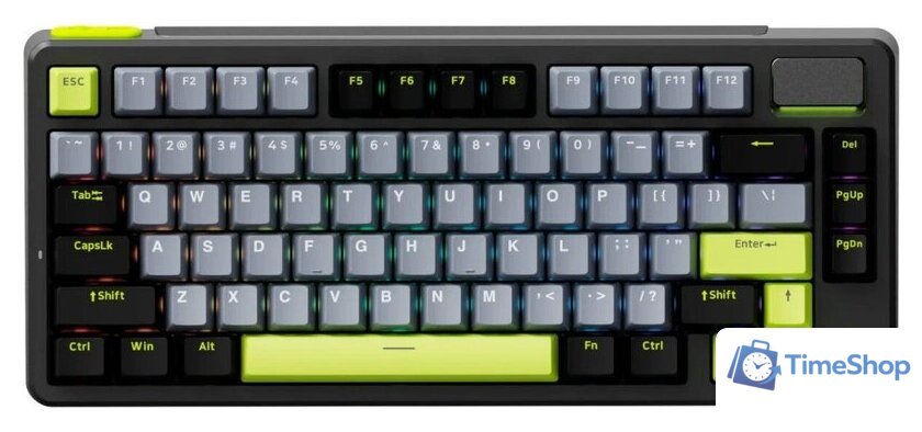 Клавиатура Rapoo V700 DIY-75 (черный/серый/зеленый) - Изображение №1 — Интернет-магазин Time-Shop