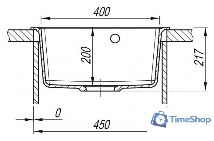 Кухонная мойка ARFEKA Dalago 47 Shadow Grey - Изображение №7 — Интернет-магазин Time-Shop