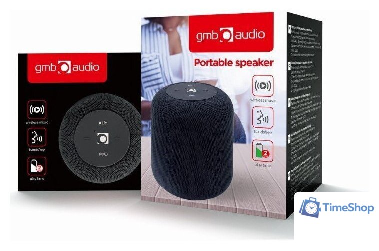 Беспроводная колонка GMB Audio SPK-BT-15-BK - Изображение №4 — Интернет-магазин Time-Shop