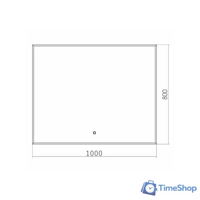  Toppus Зеркало Silk 100x80 - Изображение №5 — Интернет-магазин Time-Shop