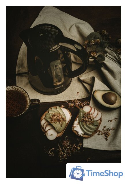 Электрический чайник CAMRY CR 1255B - Изображение №9 — Интернет-магазин Time-Shop