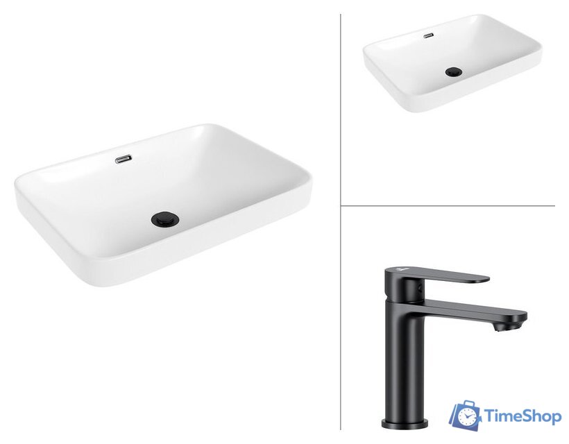 Умывальник Lauter 21441B + Moon 21СК691BS - Изображение №1 — Интернет-магазин Time-Shop