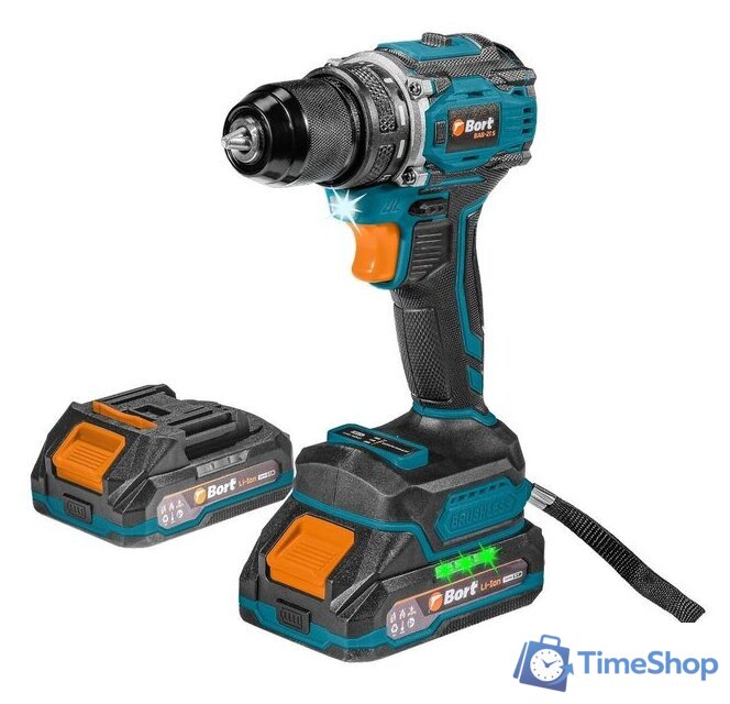 Дрель-шуруповерт Bort BAB-21S 93414912 (с 2-мя АКБ, кейс) - Изображение №1 — Интернет-магазин Time-Shop