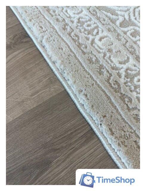 Ковер для жилой комнаты Radjab Carpet Милано RT 719 Прямоугольник 11687RK (1.6x3, Cream/Beige) - Изображение №2 — Интернет-магазин Time-Shop