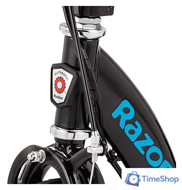 Электросамокат Razor Power Core E100 (алюминиевая дека, синий) - Изображение №6 — Интернет-магазин Time-Shop