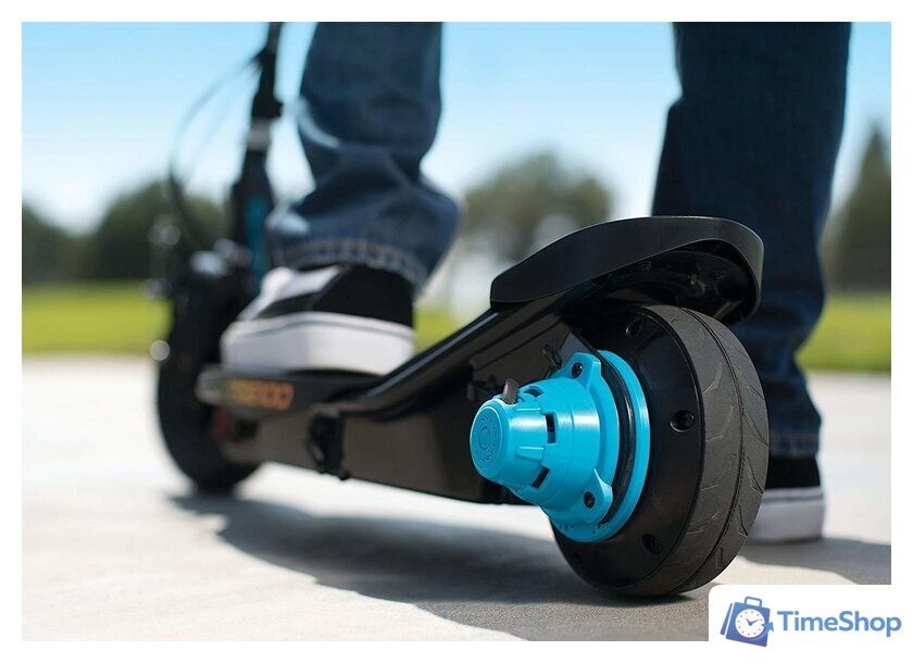 Электросамокат Razor Power Core E100 (алюминиевая дека, синий) - Изображение №10 — Интернет-магазин Time-Shop