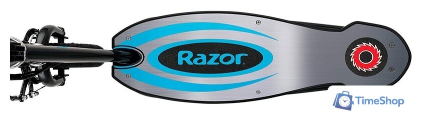 Электросамокат Razor Power Core E100 (алюминиевая дека, синий) - Изображение №4 — Интернет-магазин Time-Shop