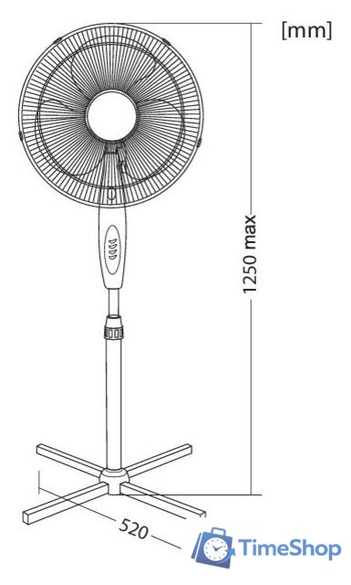 Вентилятор Kanlux Veneto-40B - Изображение №2 — Интернет-магазин Time-Shop