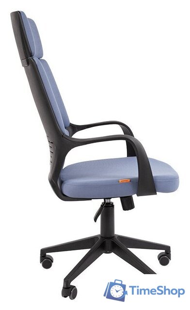 Офисное кресло CHAIRMAN 525 (T-02 голубой) - Изображение №3 — Интернет-магазин Time-Shop