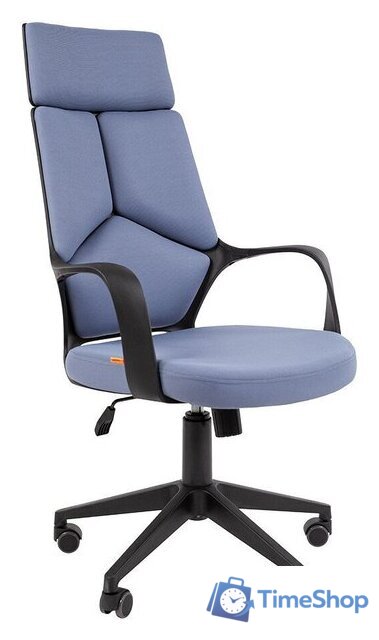 Офисное кресло CHAIRMAN 525 (T-02 голубой) - Изображение №1 — Интернет-магазин Time-Shop
