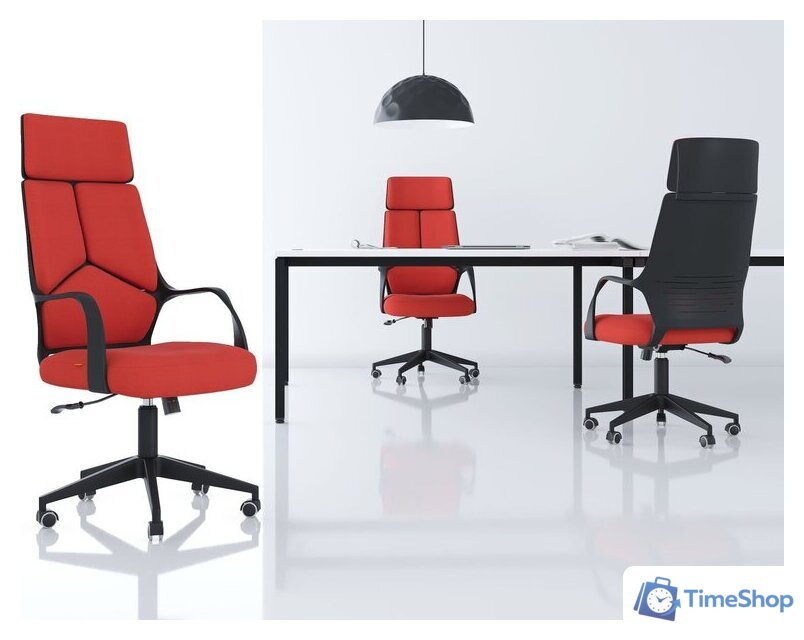 Офисное кресло CHAIRMAN 525 (T-02 голубой) - Изображение №7 — Интернет-магазин Time-Shop