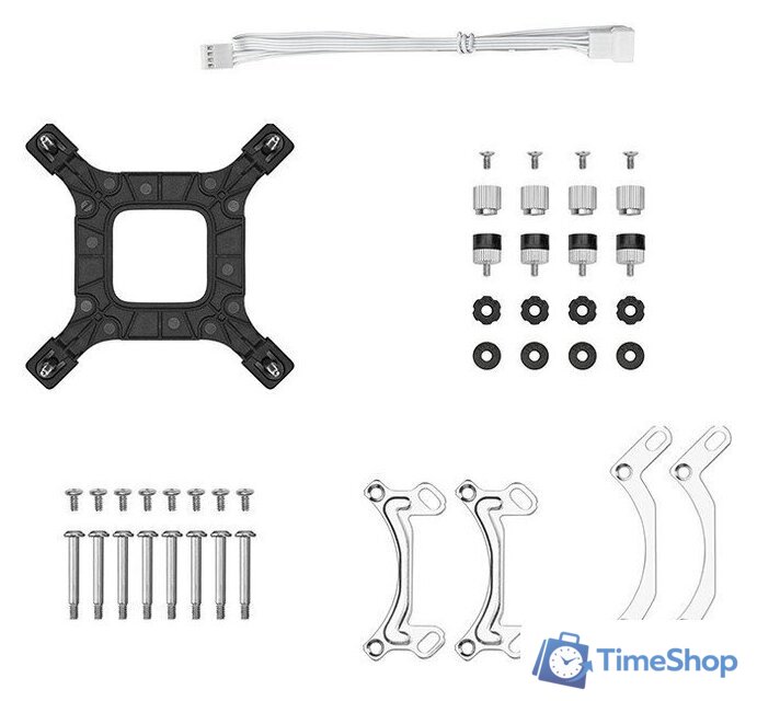 Система жидкостного охлаждения для процессора DeepCool LE240 V2 Pure White R-LE240PURE-WHLNMD-G-1 - Изображение №5 — Интернет-магазин Time-Shop