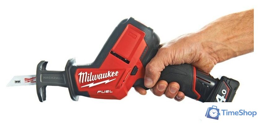 Сабельная пила Milwaukee M12 CHZ-402C FUEL 4933446950 (с 2-мя АКБ, кейс) - Изображение №3 — Интернет-магазин Time-Shop