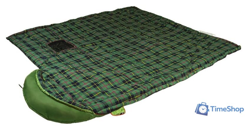 Спальный мешок AlexikA Siberia Compact Plus 200 (правая молния, зеленый) - Изображение №3 — Интернет-магазин Time-Shop