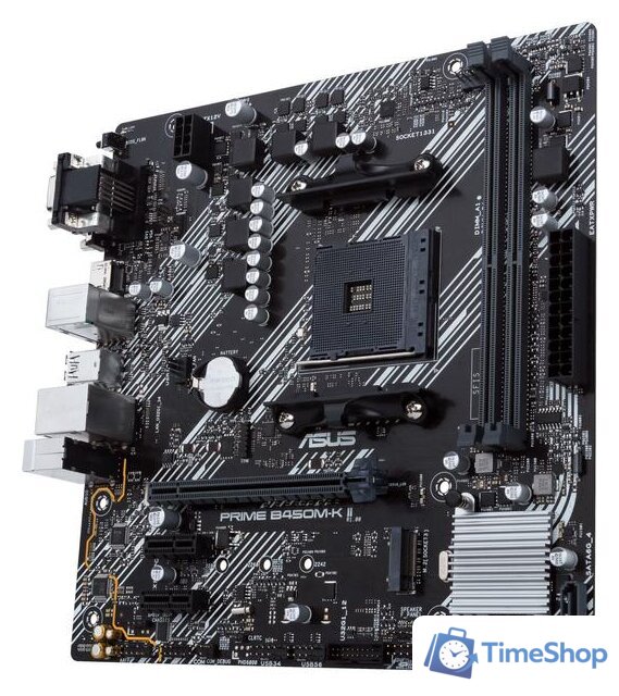 Материнская плата ASUS Prime B450M-K II - Изображение №3 — Интернет-магазин Time-Shop