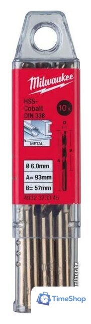 Набор сверл Milwaukee 4932373342 (10 предметов) - Изображение №1 — Интернет-магазин Time-Shop