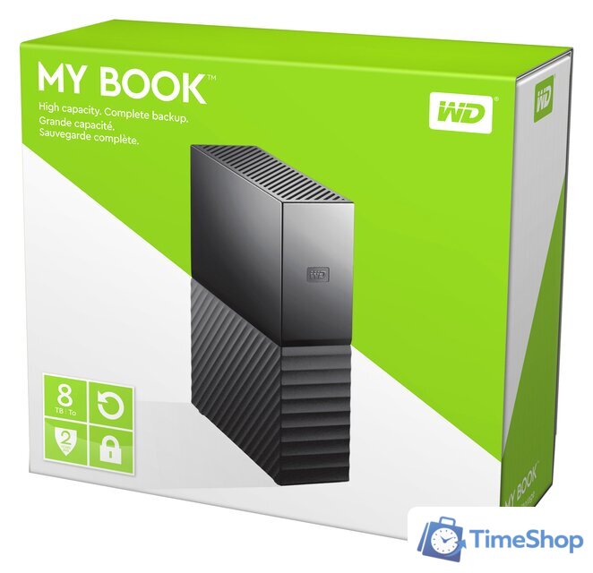 Внешний накопитель WD My Book 12TB WDBBGB0120HBK - Изображение №7 — Интернет-магазин Time-Shop