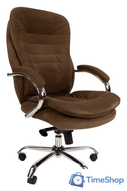 Офисное кресло CHAIRMAN 795 Home T-14 (коричневый) - Изображение №1 — Интернет-магазин Time-Shop