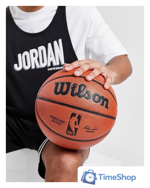 Баскетбольный мяч Wilson NBA Authentic (7 размер) - Изображение №5 — Интернет-магазин Time-Shop