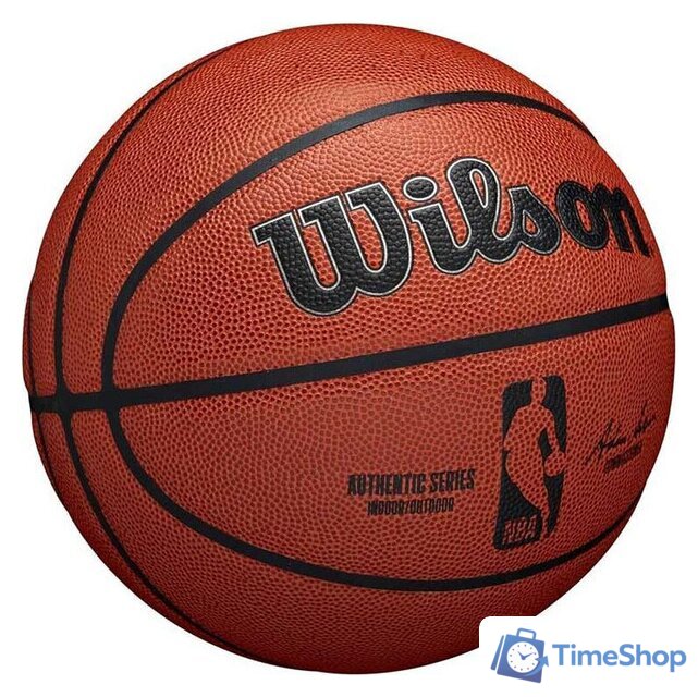 Баскетбольный мяч Wilson NBA Authentic (7 размер) - Изображение №2 — Интернет-магазин Time-Shop
