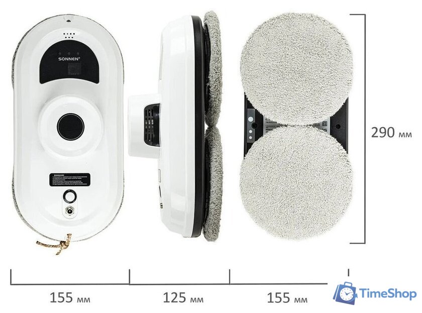 Робот для мытья окон Sonnen Tech RWC-122 UltraClear - Изображение №10 — Интернет-магазин Time-Shop