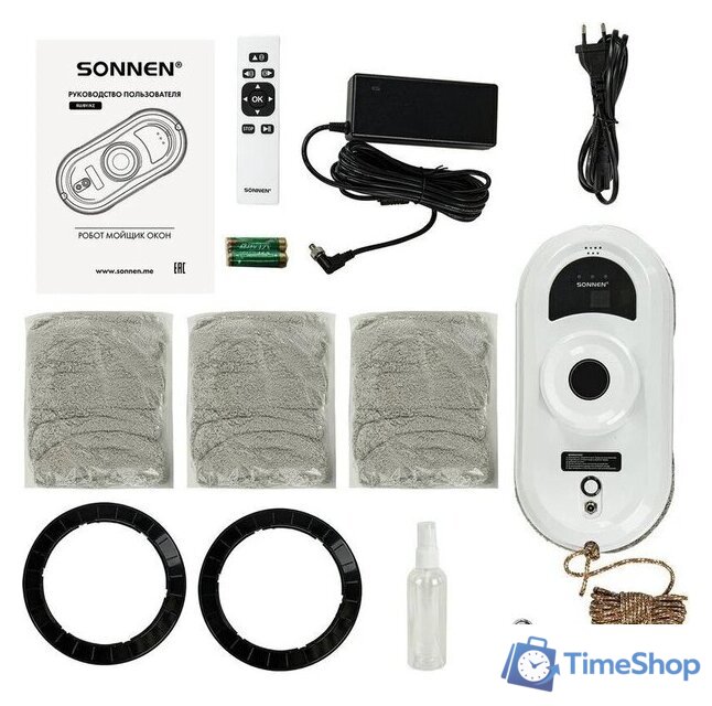 Робот для мытья окон Sonnen Tech RWC-122 UltraClear - Изображение №9 — Интернет-магазин Time-Shop