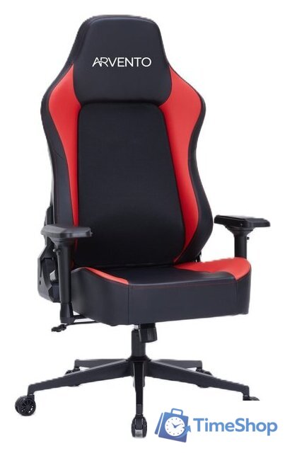 Игровое (геймерское) кресло Arvento Benefit (черный/красный) - Изображение №12 — Интернет-магазин Time-Shop