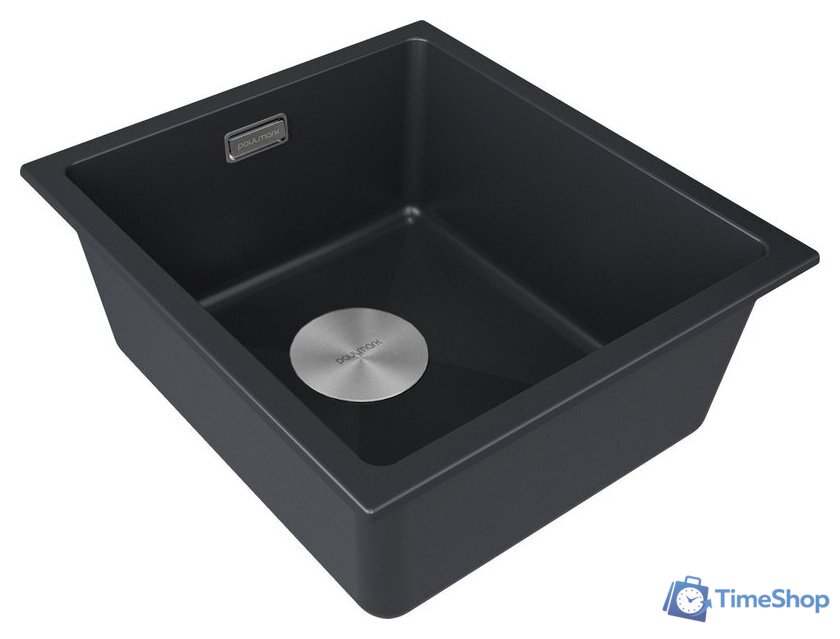Кухонная мойка Paulmark IT-Granit Lumi 41 Uni LU41-AN (черный/антрацит) - Изображение №2 — Интернет-магазин Time-Shop