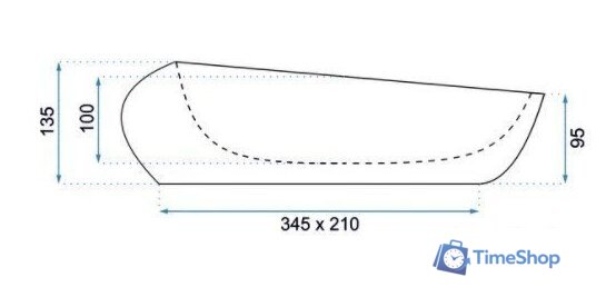 Умывальник Rea Stone Nature U6650 - Изображение №3 — Интернет-магазин Time-Shop