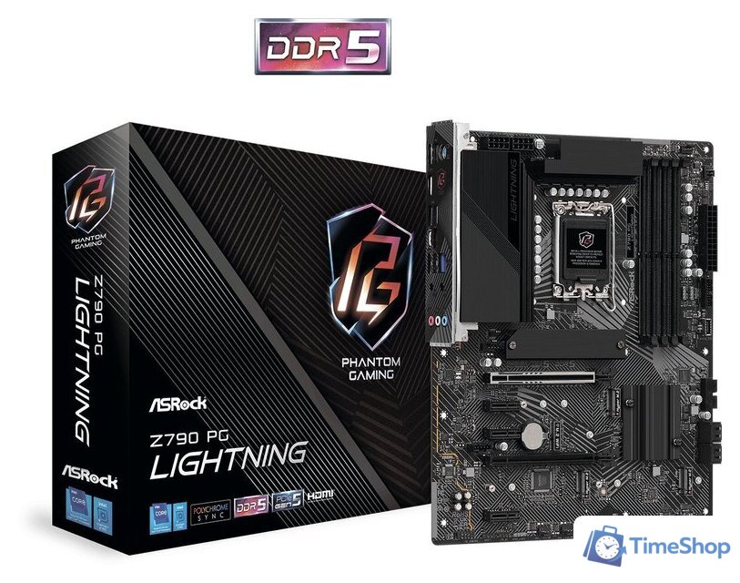 Материнская плата ASRock Z790 PG Lightning - Изображение №2 — Интернет-магазин Time-Shop