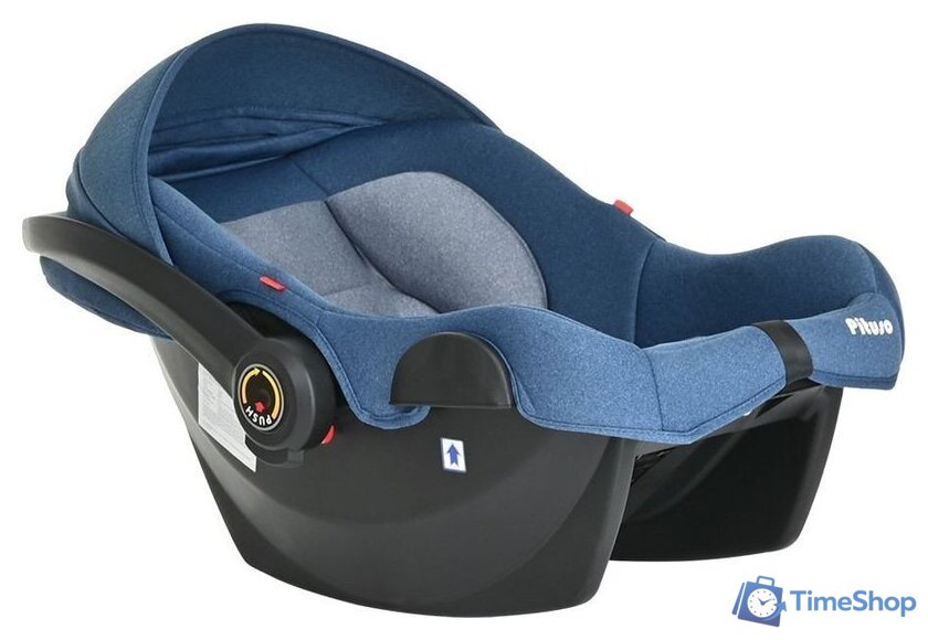 Детское автокресло Pituso Santiso R201 (джинс/светло-серый) - Изображение №8 — Интернет-магазин Time-Shop