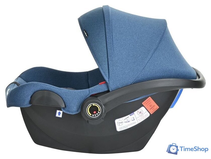 Детское автокресло Pituso Santiso R201 (джинс/светло-серый) - Изображение №6 — Интернет-магазин Time-Shop