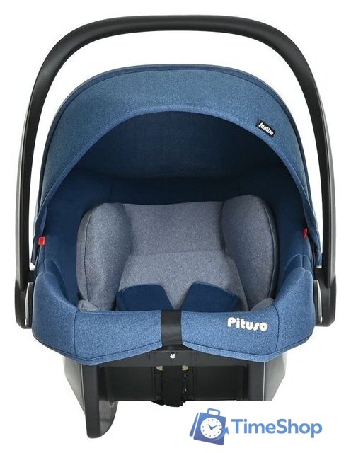 Детское автокресло Pituso Santiso R201 (джинс/светло-серый) - Изображение №2 — Интернет-магазин Time-Shop
