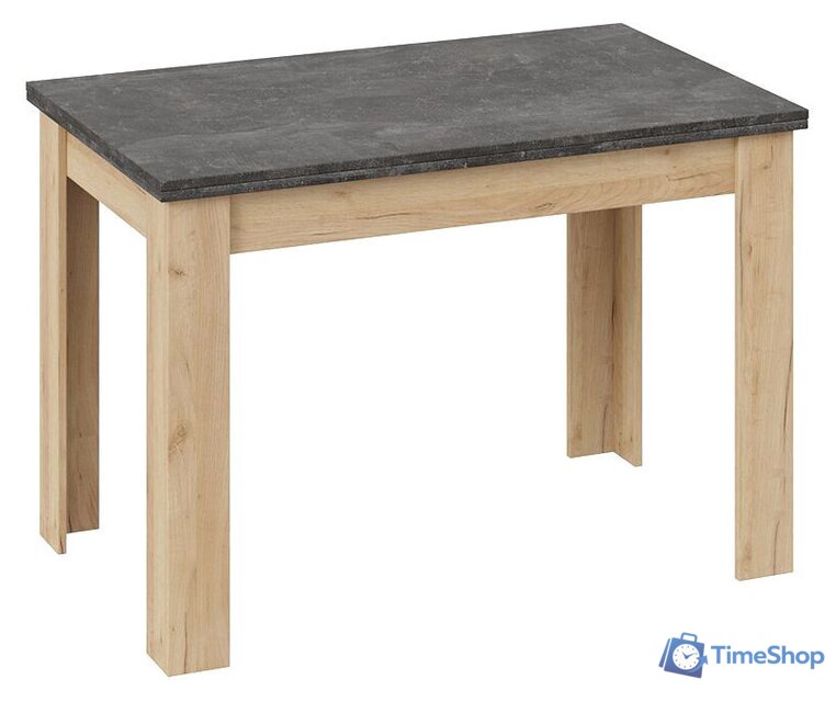 Кухонный стол Трия Промо тип 4 (дуб крафт золотой/ателье темное) - Изображение №5 — Интернет-магазин Time-Shop