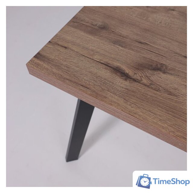 Кухонный стол Мамадома Borg-120 раздвижной 120-160х80 (дуб веллингтон/черный) - Изображение №14 — Интернет-магазин Time-Shop