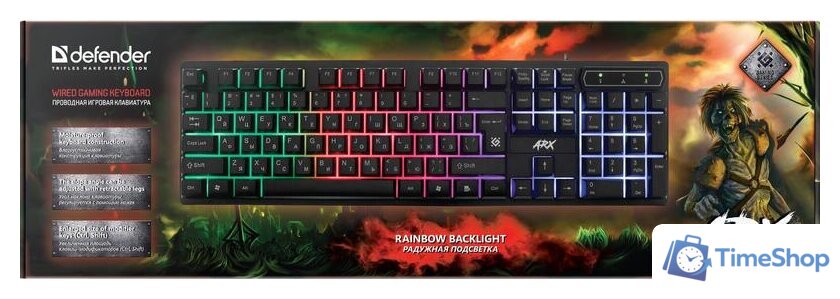 Клавиатура Defender Arx GK-196L RU - Изображение №3 — Интернет-магазин Time-Shop