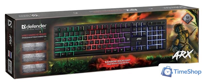 Клавиатура Defender Arx GK-196L RU - Изображение №4 — Интернет-магазин Time-Shop