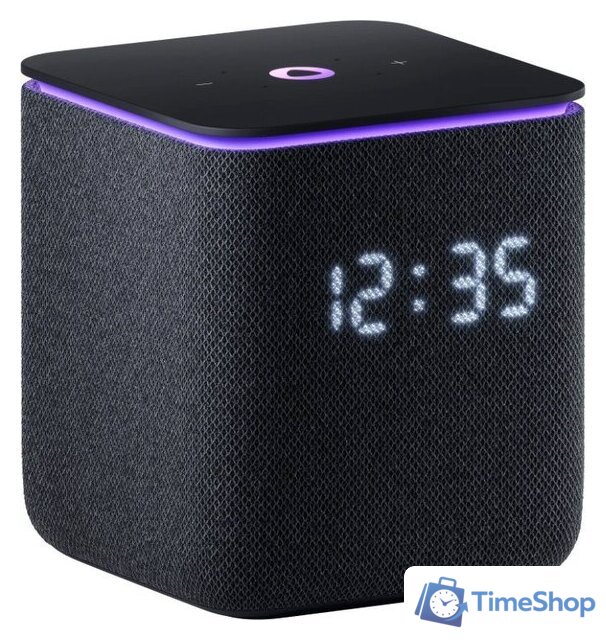 Умная колонка Яндекс Станция Миди (черный) - Изображение №1 — Интернет-магазин Time-Shop