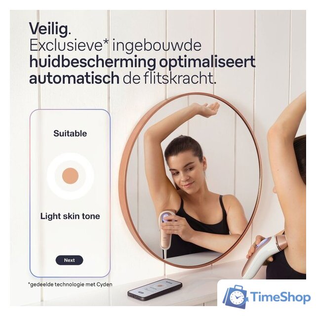 Фотоэпилятор Braun Skin i-expert Smart IPL PL7253 - Изображение №6 — Интернет-магазин Time-Shop