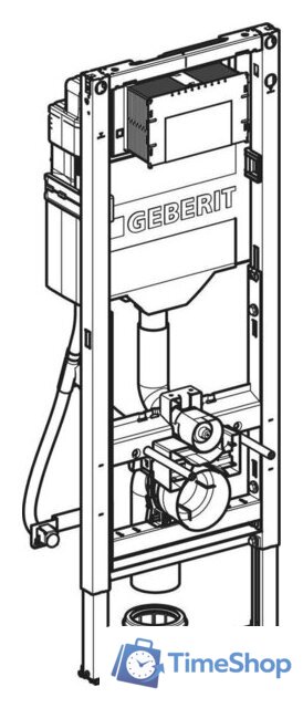 Инсталляция для унитаза Geberit Duofix 111.350.00.6 - Изображение №2 — Интернет-магазин Time-Shop