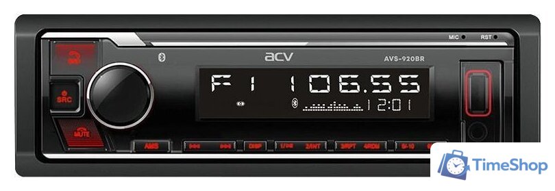 USB-магнитола ACV AVS-920BR - Изображение №1 — Интернет-магазин Time-Shop