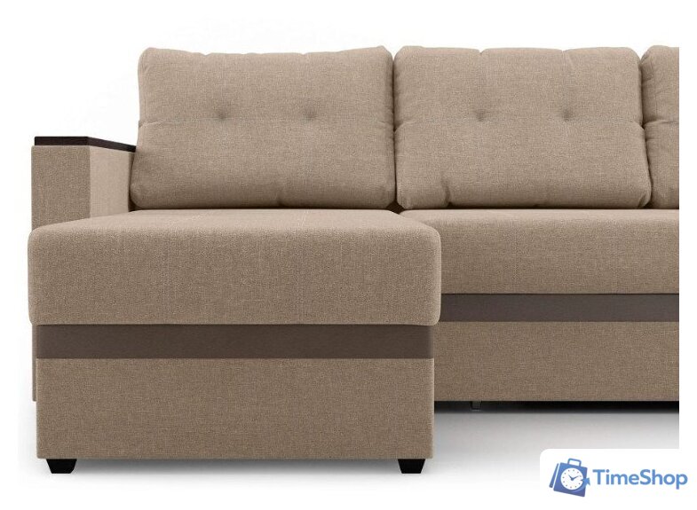 Диван Mio Tesoro Атланта 110 (Savana Camel/Ecostile Chocolate) - Изображение №7 — Интернет-магазин Time-Shop