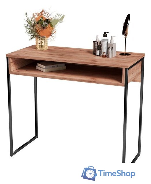 Консольный стол Soma СПМ-4-METAL (дуб золотой крафт/черный) - Изображение №1 — Интернет-магазин Time-Shop