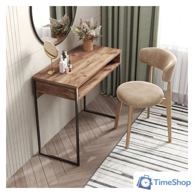 Консольный стол Soma СПМ-4-METAL (дуб золотой крафт/черный) - Изображение №3 — Интернет-магазин Time-Shop