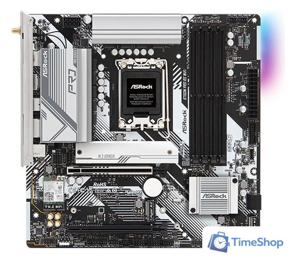 Материнская плата ASRock B760M Pro RS WiFi - Изображение №4 — Интернет-магазин Time-Shop