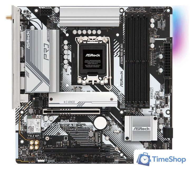 Материнская плата ASRock B760M Pro RS WiFi - Изображение №1 — Интернет-магазин Time-Shop