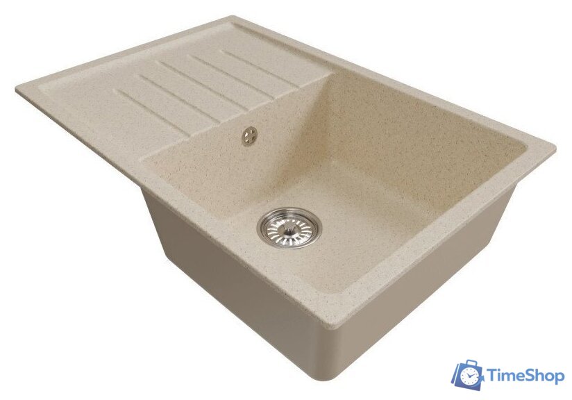 Кухонная мойка Mixline ML-GM19 551985 (бежевый) - Изображение №2 — Интернет-магазин Time-Shop